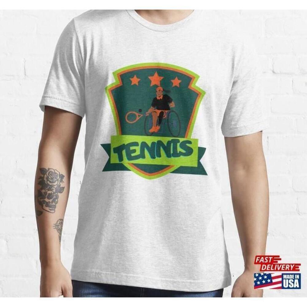 Tennis Court Umpire Racket Ball Heartbeat Heart Rate Classic Unisex